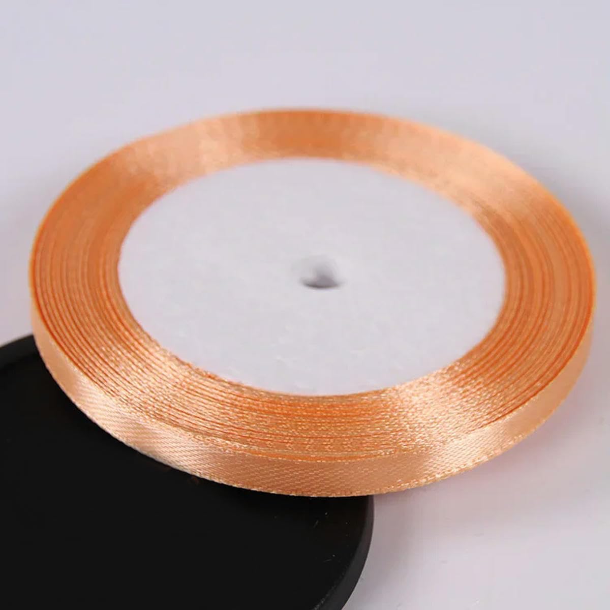 CIVIOOH 22 Meters/Roll 6mm Satin Ribbons Party Gift Wrapping Ribbon DIY Handmade Crafts