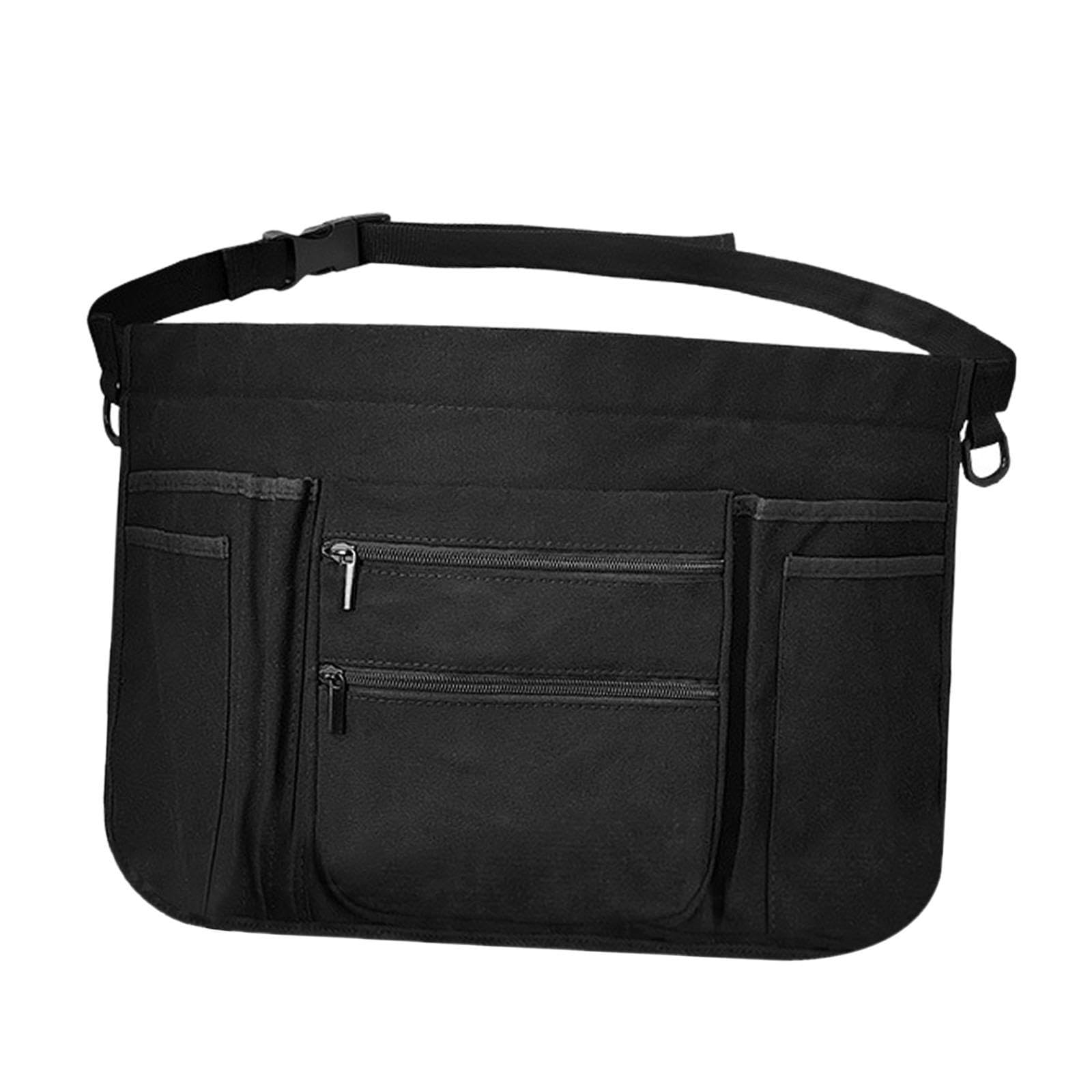 JISADER Utility Belt Restaurant Waiter Apron Waist Money Pouch Bag Multifunctional Tool Aprons for Garden Craftsmen Carpenter Barber