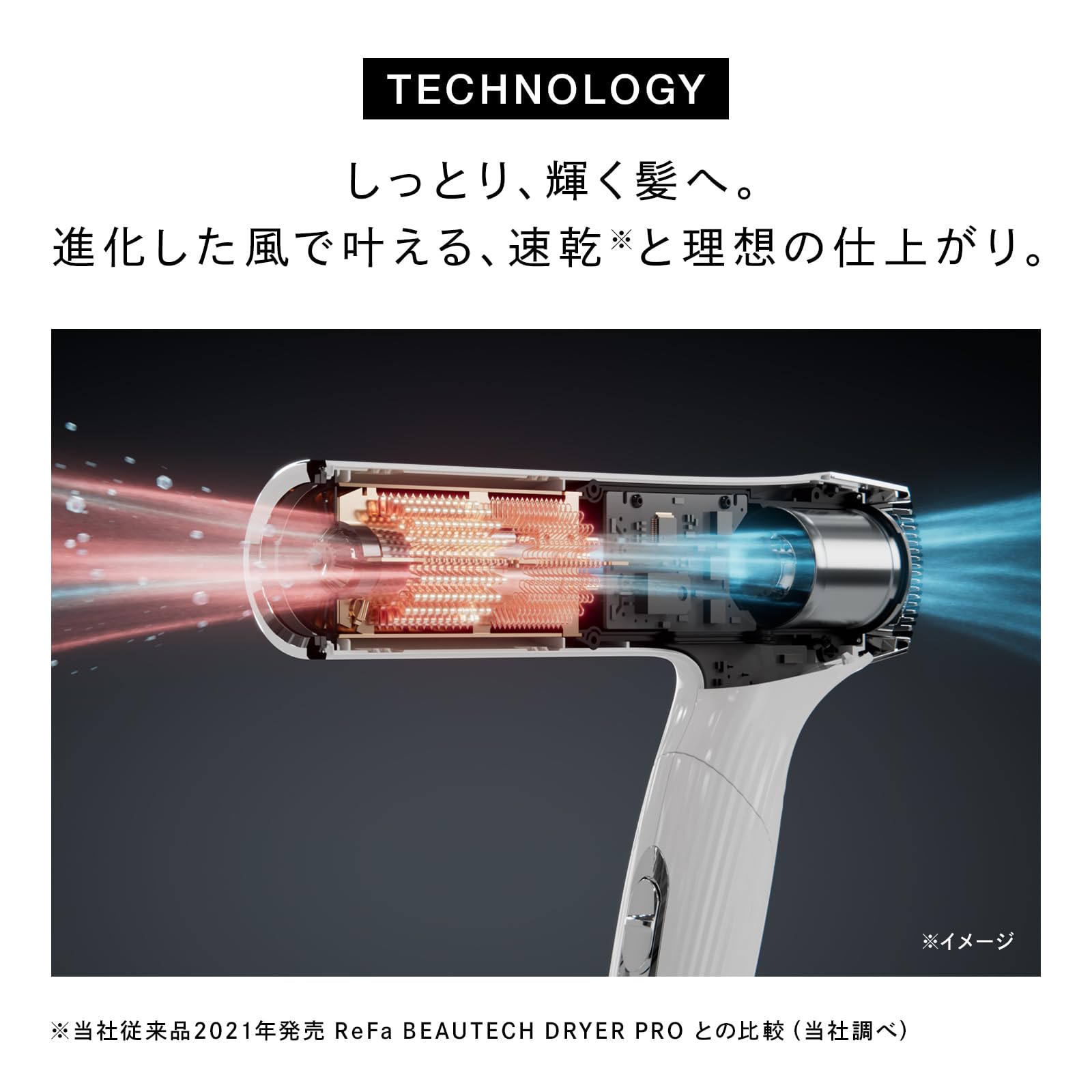 Amazon | 【公式ストア限定】リファビューテック ドライヤー スマートW