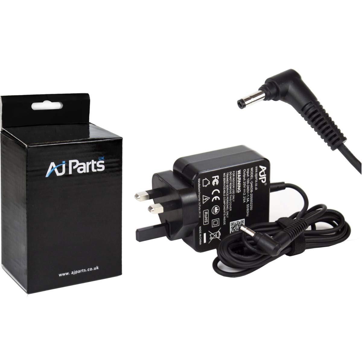 AJP 45W Charger For Lenovo Ideapad S340 14api 81NB002JJP, 1-11ADA05 TYPE 82GV, IdeaPad 3 5 110 110s 120s 130s 310 310S 320 320S 330 330S 510 510S 520 710 S130 S145 320-14ikb Laptop Power Adapter