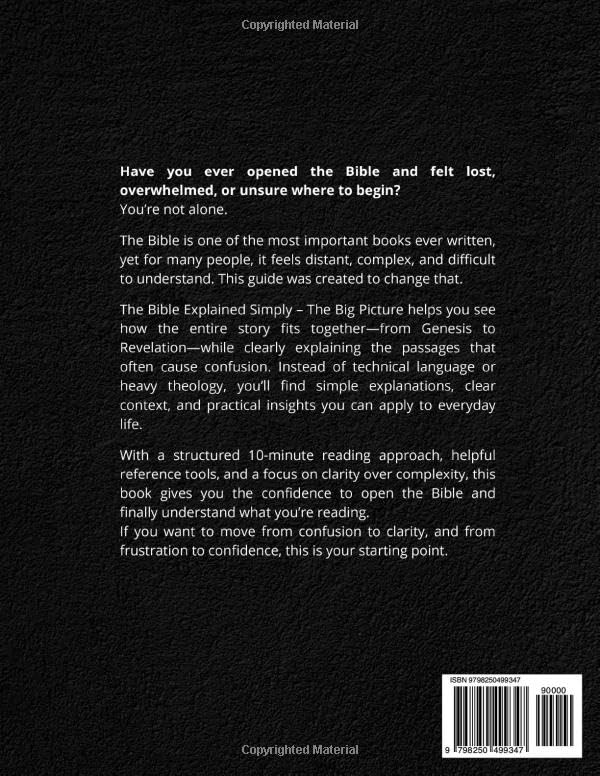 The Bible Explained Simply – The Big Picture: A Clear, Practical Guide to Understanding What Scripture Really Means and Seeing How God’s Word Comes to Life in Daily Living in Just 10 Minutes a Day image 3