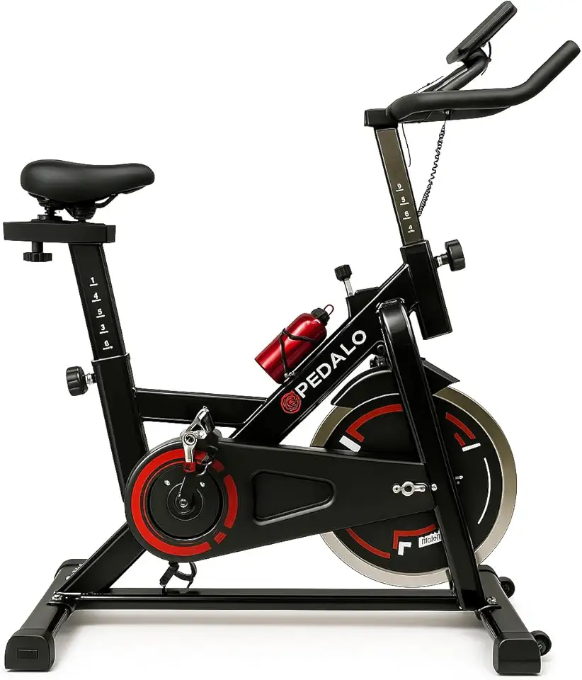 Bicicleta Ergométrica Spinning PedaloFit Pro - 20Kg Roda de Inércia, Ajuste de Intensidade e Monitor Digital para Exercícios em Casa ou Academia- Cardio Fitness e Emagrecimento