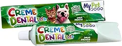 Creme Dental para Cães, Pasta de Dente para Cachorro, Sabor Menta