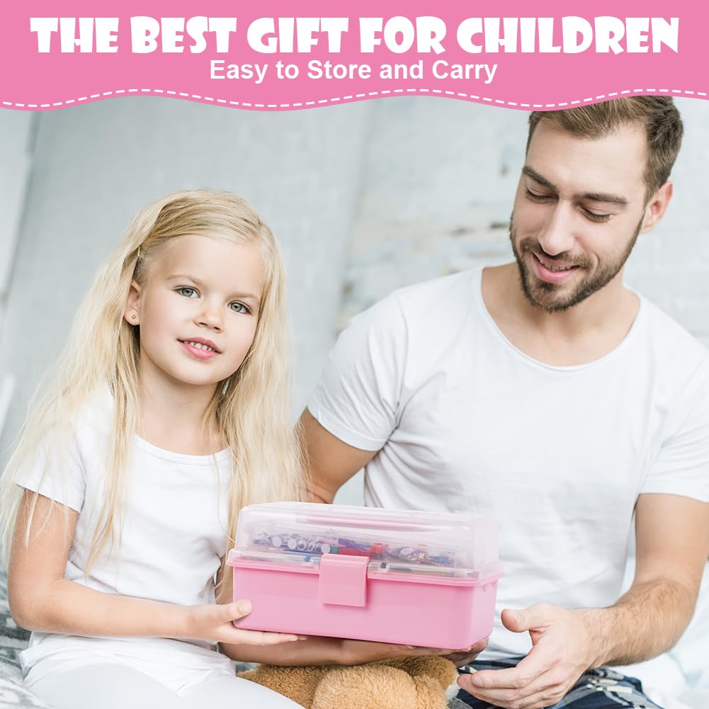 Ainiv Lavoretti Creativi per Bambini, DIY Art Craft Set da 10 Pacchi, Giochi Creativi Kids Mestiere Fai da Te Decorazioni Giocattoli, Giochi Creativi Bambina 3+Anni, Giocattoli Regali Bambini