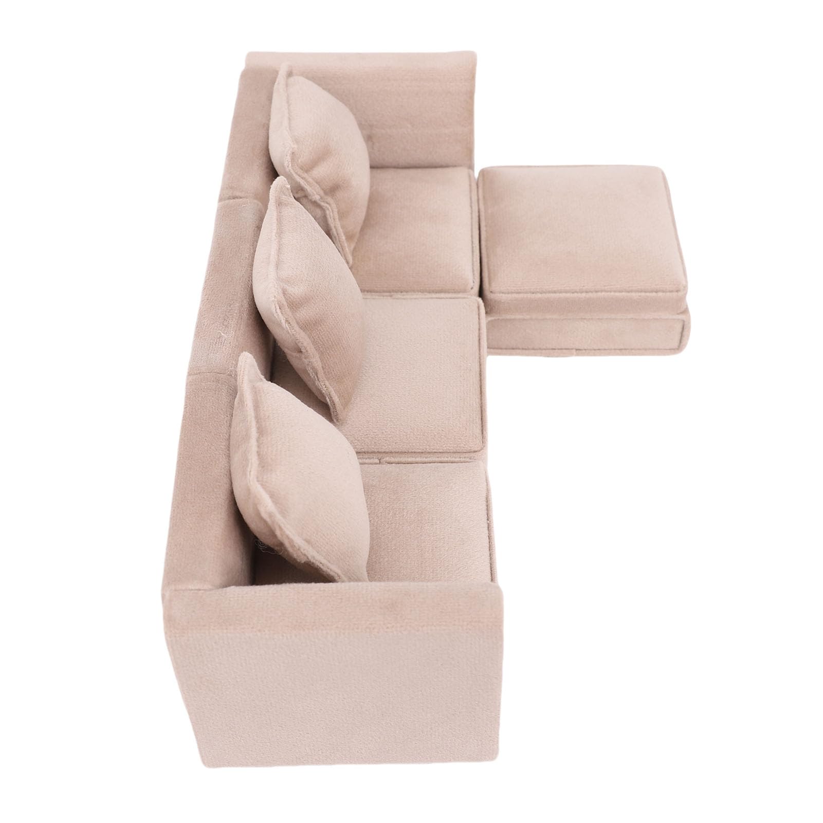 Mingzhe Dollhouse Mini Couch Stylish and Functional 1:12 Scale for Play