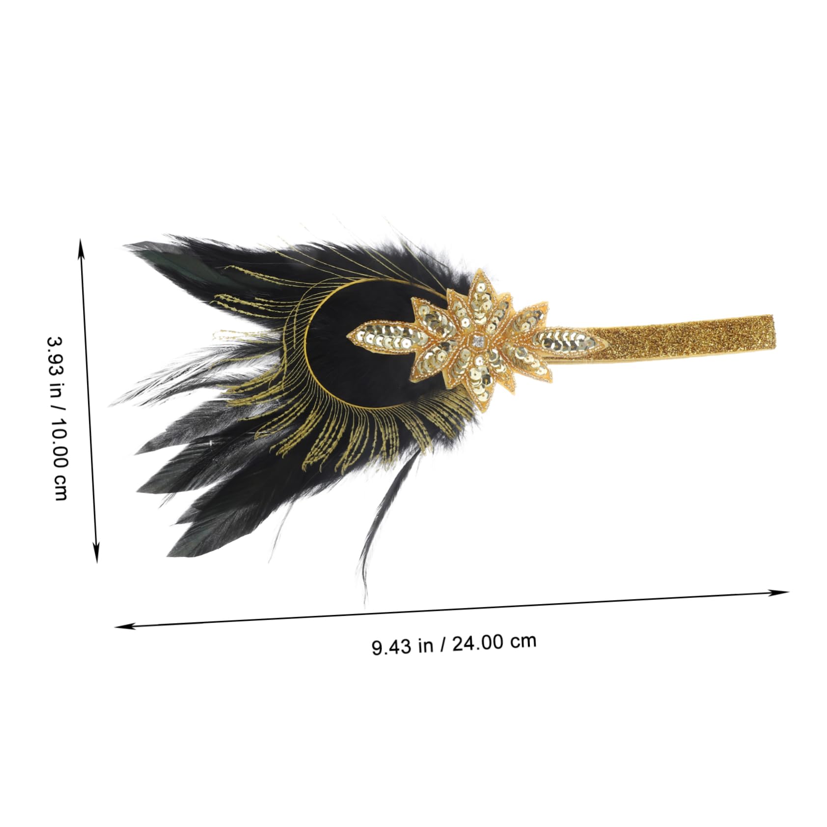 Beavorty Tiara Nupcial 4 Piezas Diadema De De Boda Tocados De Novia Para Boda Tocado Vintage Años 20 Diadema De Cuentas Para Mujer 1920 Pelo Mujer Banquete Elasticidad Poliéster