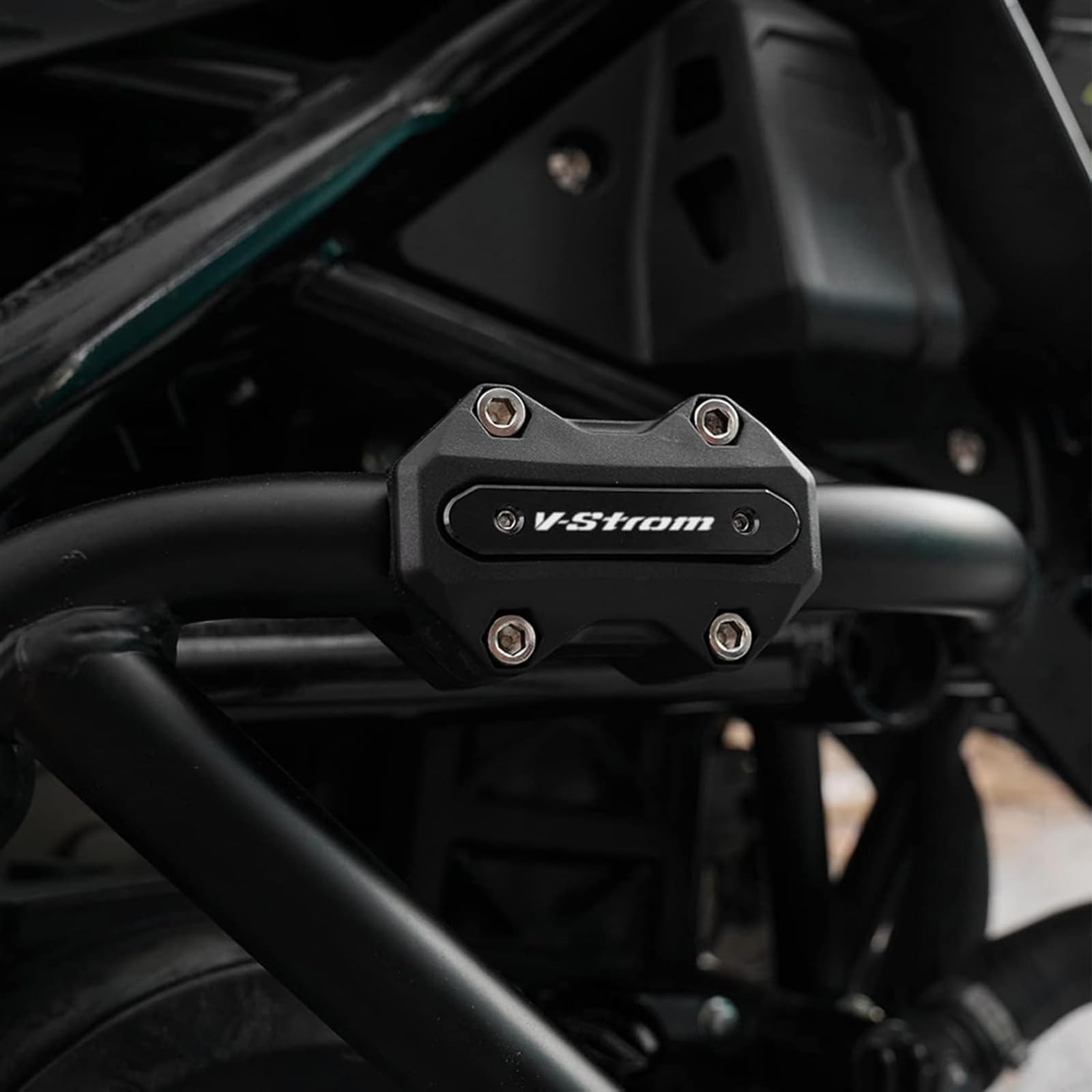 Pour Suzuki V-Strom 650 / XT DL650 DL1000 V Strom 1000 / XT Vstrom 1050 / Pare-chocs de moto Crash Bar Slider (Noir)