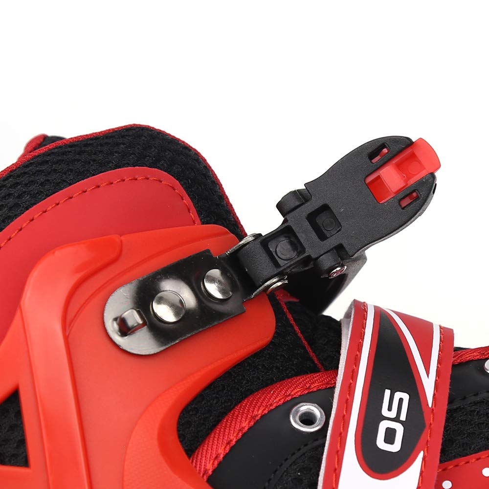 Rollers Online Bambino, Rollers Online Garcon&Ragazza, Rulli in Linea Regolabile Taglia Regolabile (Taglia 35-38) ABEC 7, Roller Bambino 4 Ruote