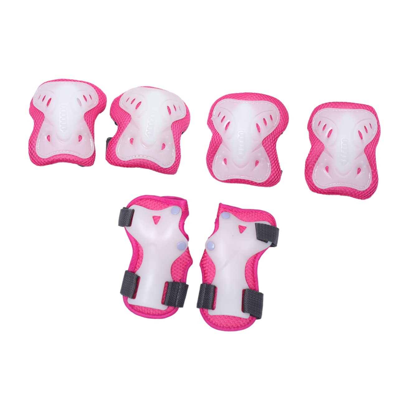 Abaodam Roller Skating Protective Gear Set 6pcs Skates for Girls/Boys Pads Blade Covers Boys and Girls Skateboard Protectors