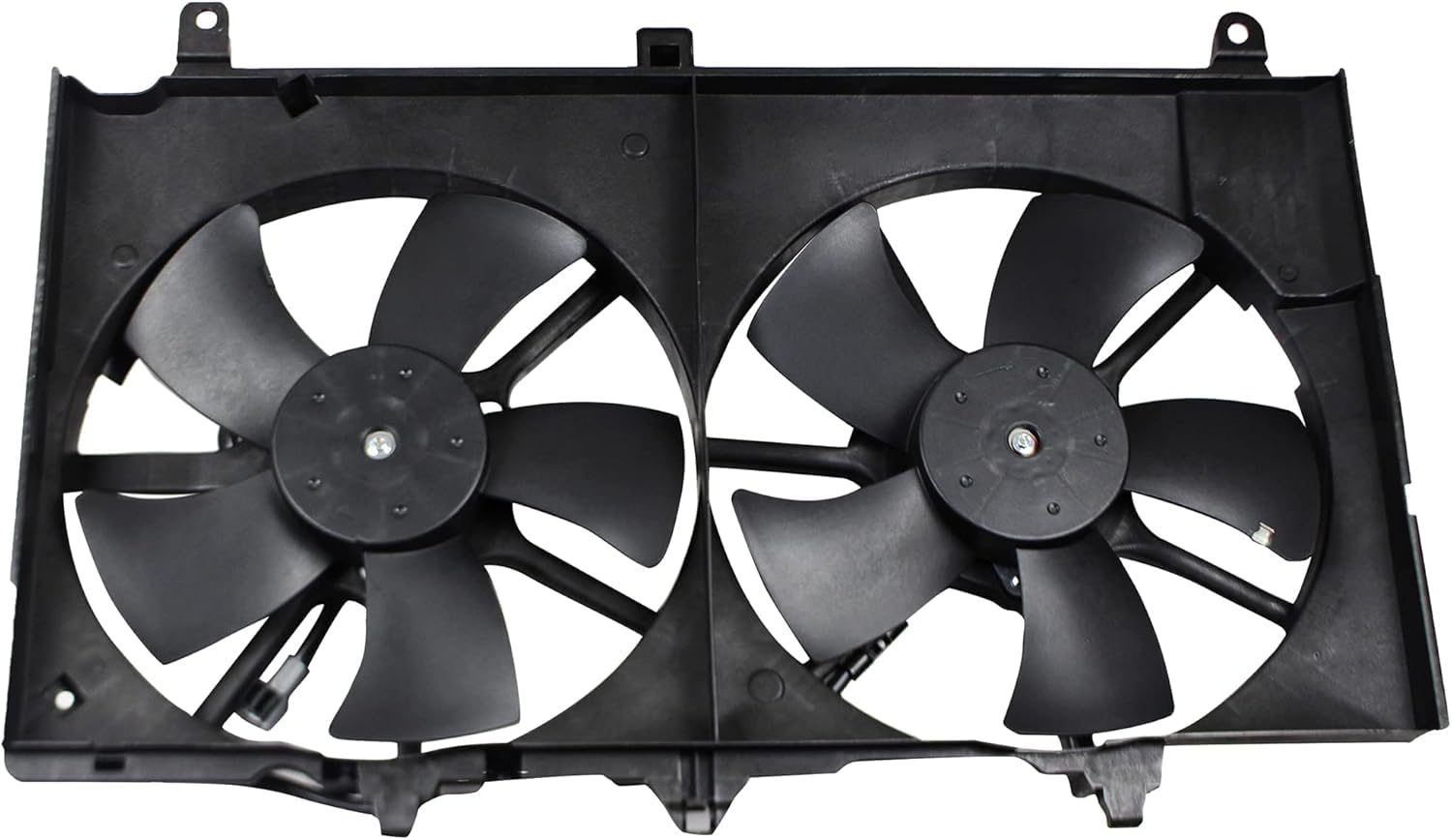 620-429 Engine Dual Radiator & Condenser Cooling Fan Assembly for Infiniti G35 Nissan 350Z 2003 2004 2005 2006 2007 V6 3.5L, 21481CD000 21487-CD00A NI3115127
