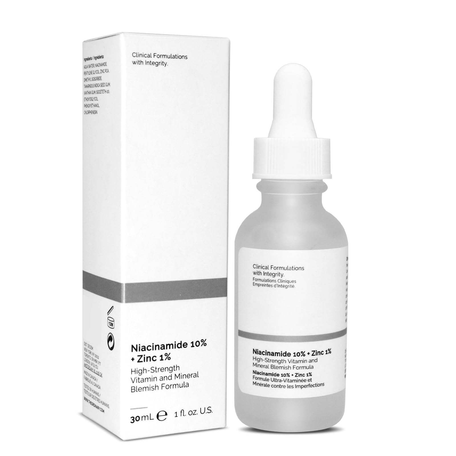 30 ML Niacinamide Facial Moisturizing Essence 10% Niacinamide + 1% Zinc,Anti Aging & Wrinkle Face Serum,softens and moisturizes skin, evens skin tone, suitable for all skin types
