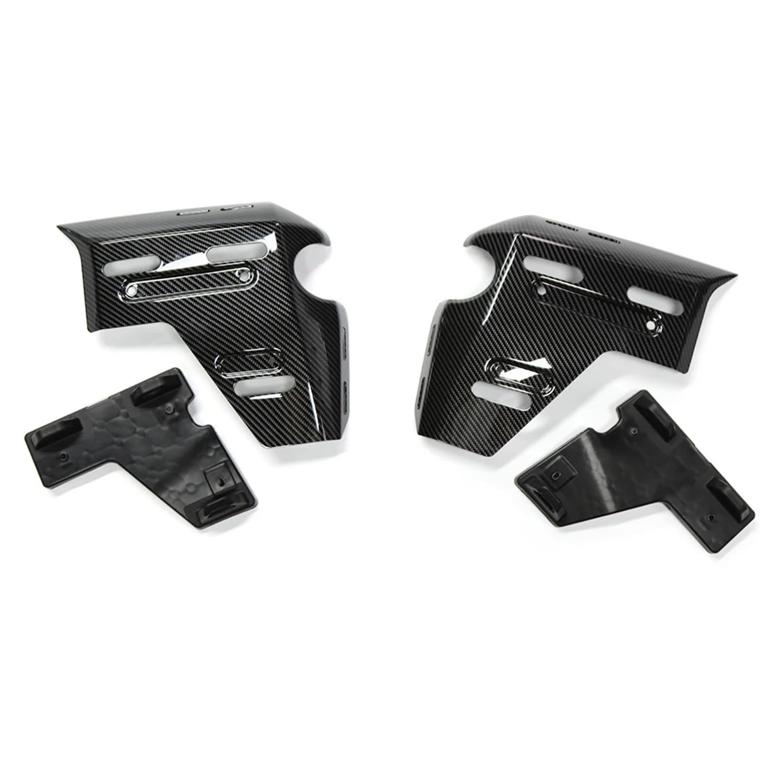 Osłona boczna chłodnicy, osłona ramy, owiewki pasująca do BMW R1300GS ADV GS1300 R1300 GS R 1300GS ADVENTURE Osłona ochronna chłodnicy(Carbon fiber pattern)