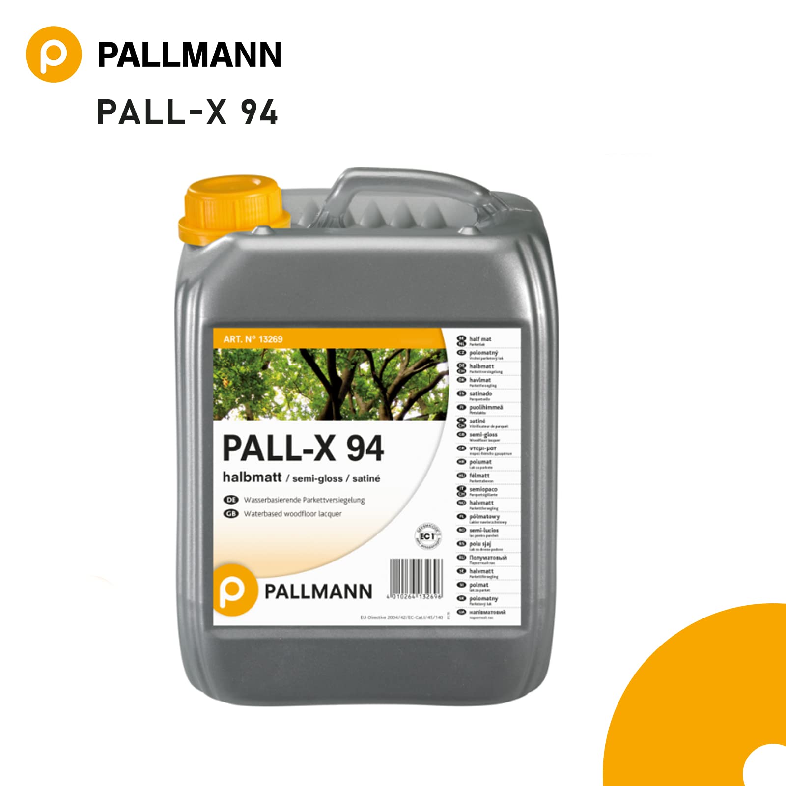 Pallmann Pall-X 94 halbmatt 1K Parkettversiegelung 5 L