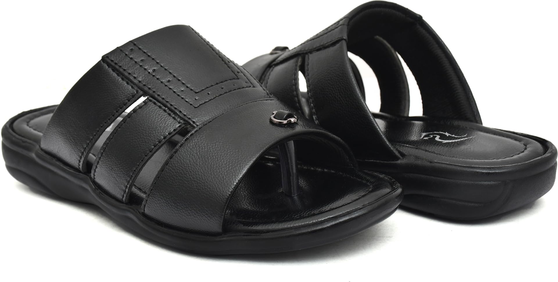 Casual Men's Synthetic Leather Slip-on Sandals – Stylish, Comfortable Sandals for Men-picture-21
