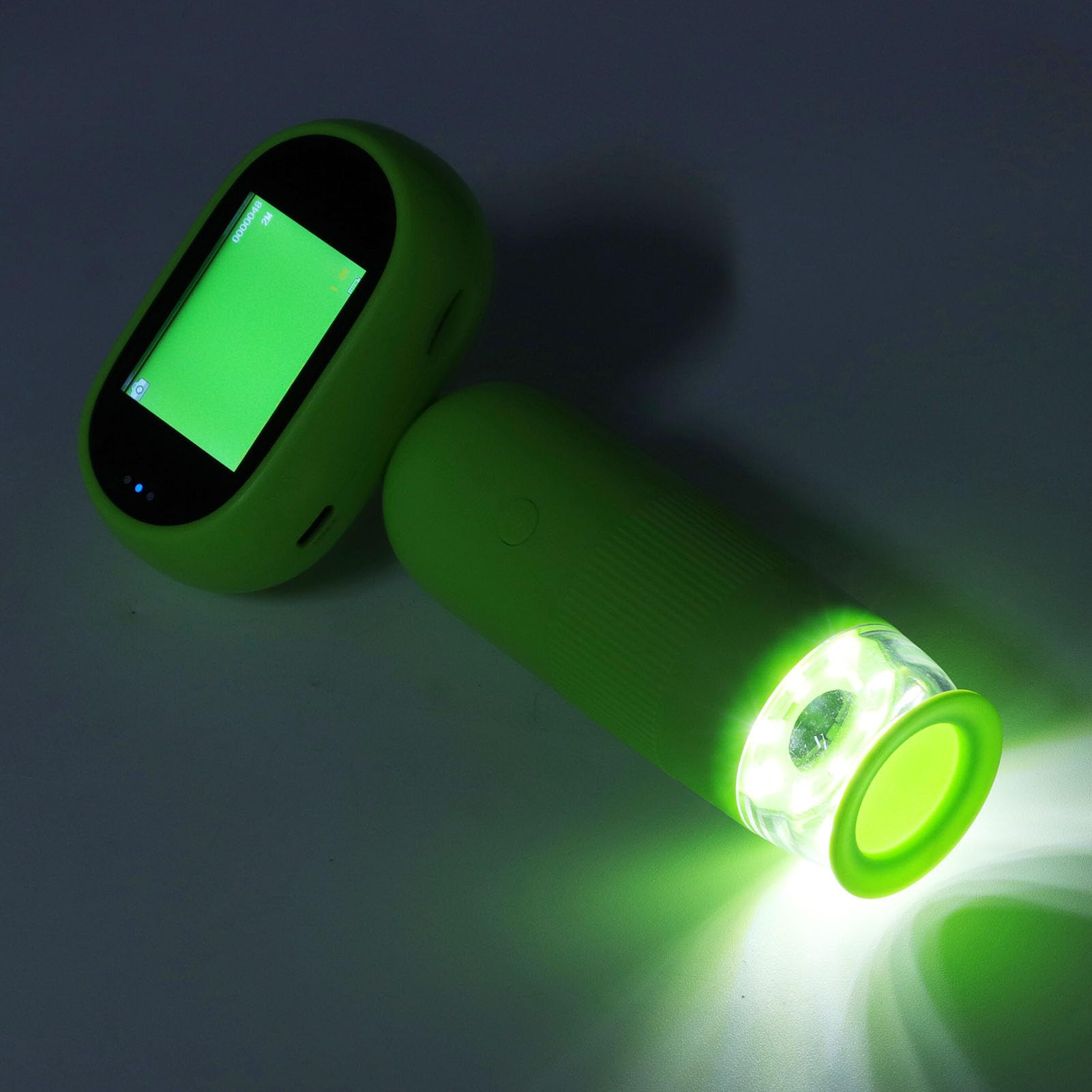 Sxhlseller Microscope Portatif avec écran de 2 Pouces, Loupe Numérique
