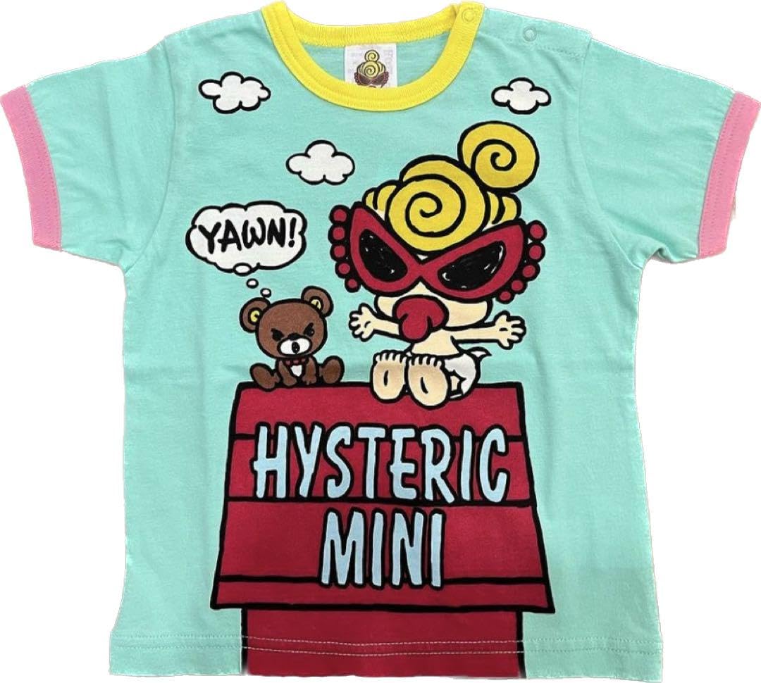 Amazon.co.jp: ヒステリックミニ ヒスミニ 阪急ポップアップ色Tシャツ  