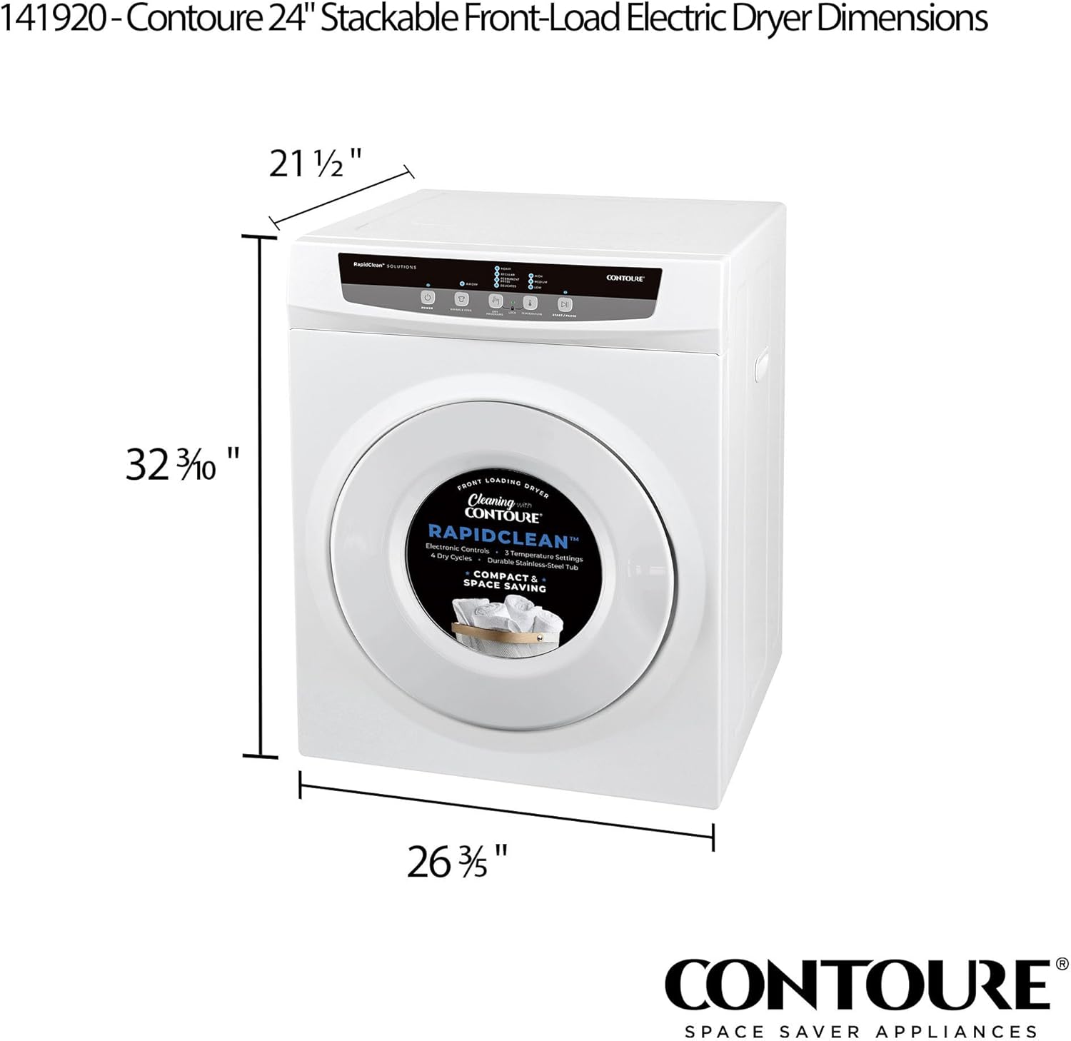 Бурчтуу view of the CONTOURE DE-1350W dryer showing the control panel