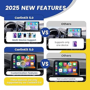 カーナビ CarlinKit Amazon.com: CarlinKit 4.0 Wireless CarPlay 2024 Apple