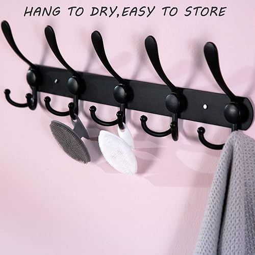 Miniatura 6 de Cepillo de baño para bebé, exfoliante y masajeador, cepillo de baño de silicona para recién nacidos, bebés, esencial para piel seca, tapa de cuna y