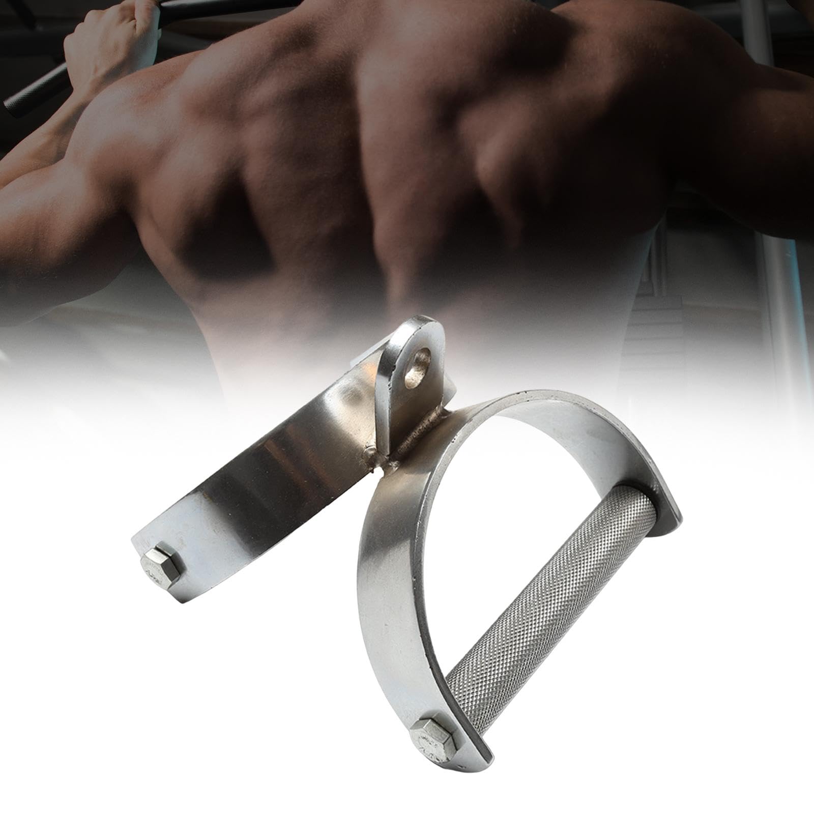 Maniglia per Cavo di Trazione, Accessorio per Cavi Realizzato in Ferro Resistente con Texture Ergonomica per Il Rafforzamento Mirato di Braccia E