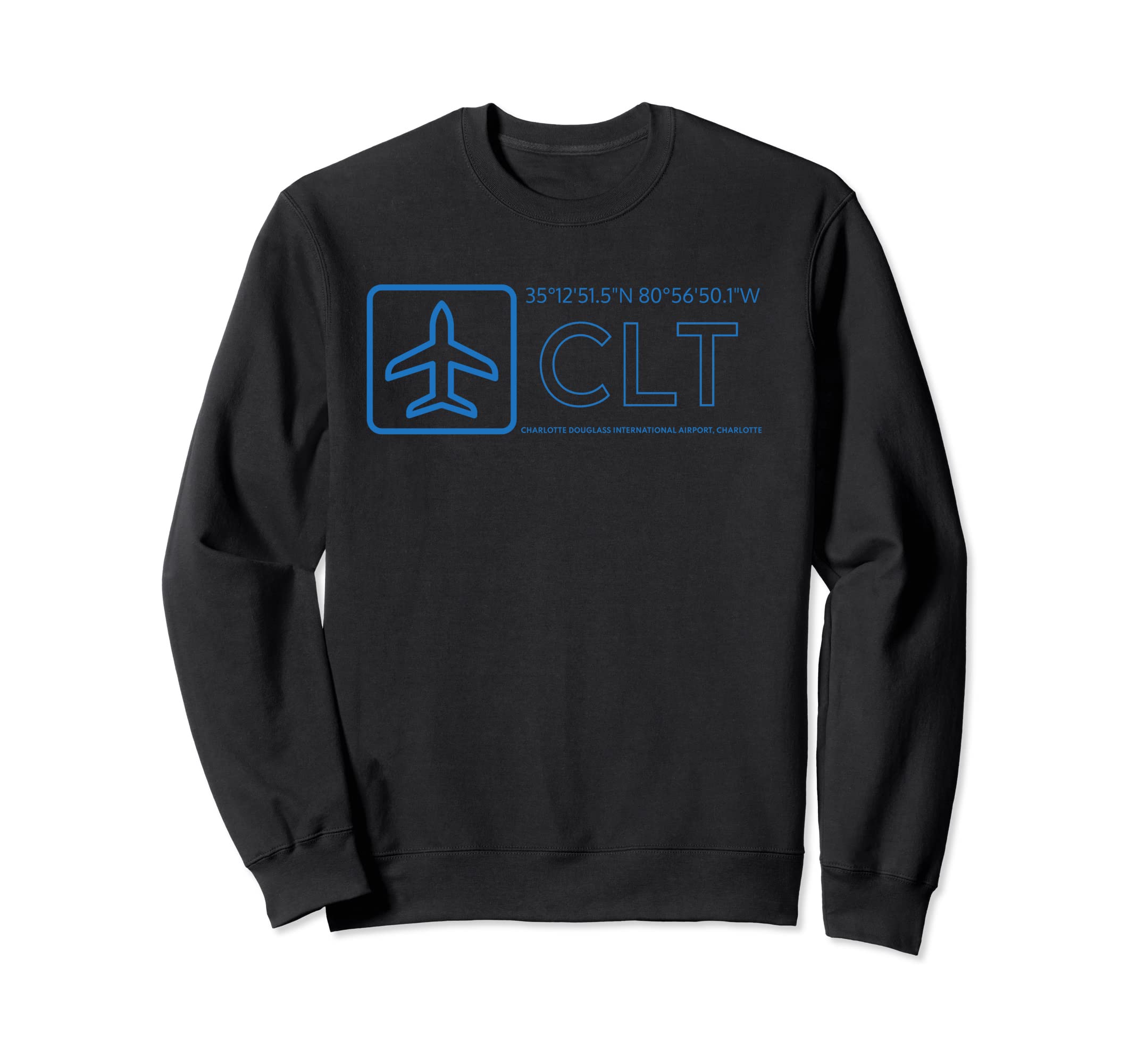 CLT Airport Code City of Charlotte Douglas International Sweatshirt