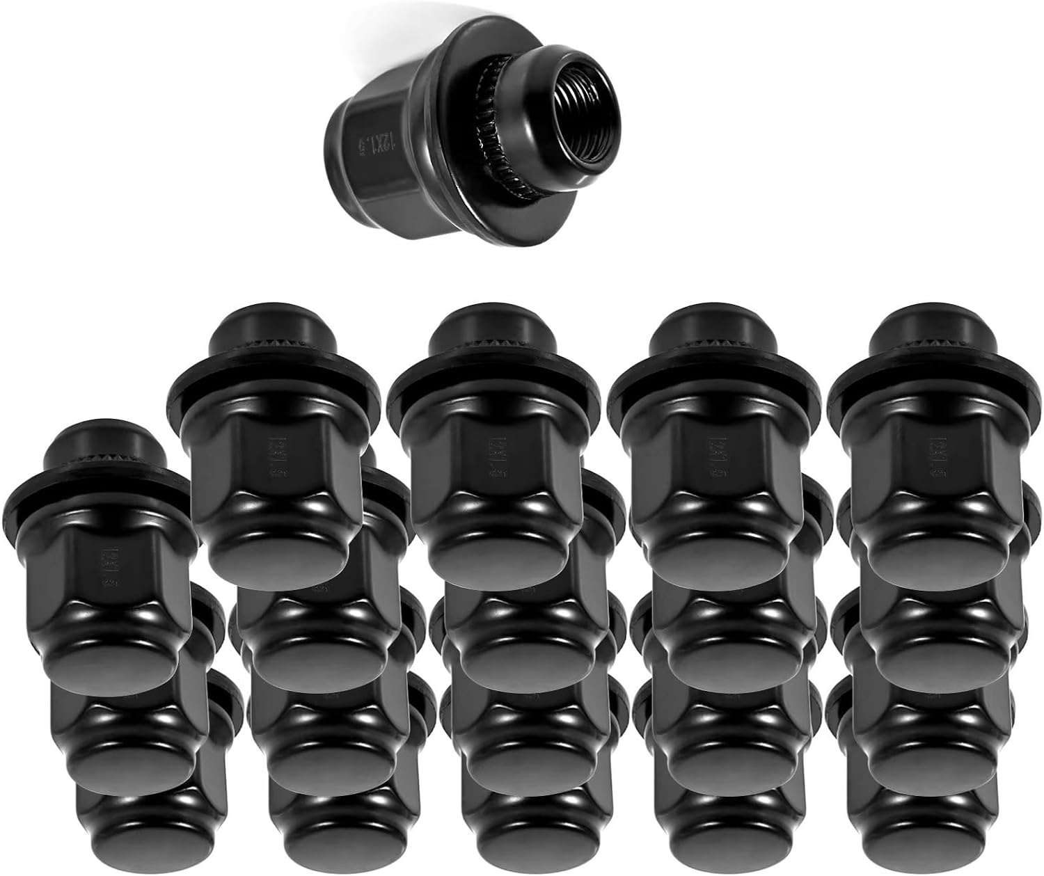 Wheel Studs Bolt Compatible with Mitsubishi Car Wheel Hub Bolts Lug Nuts Accessories M12x1.5 13/16" 21mm Hex 1.46x1.18 Inch 20pcs