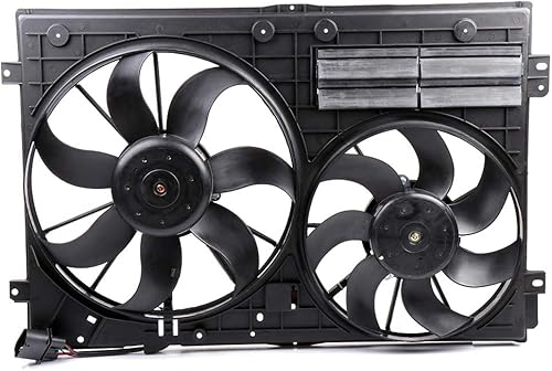 ECCPP Reemplazo del ventilador de refrigeración del radiador del condensador de CA A/C para Audi 2006-2013 para Audi para A3 Quattro/TT 2006-2015