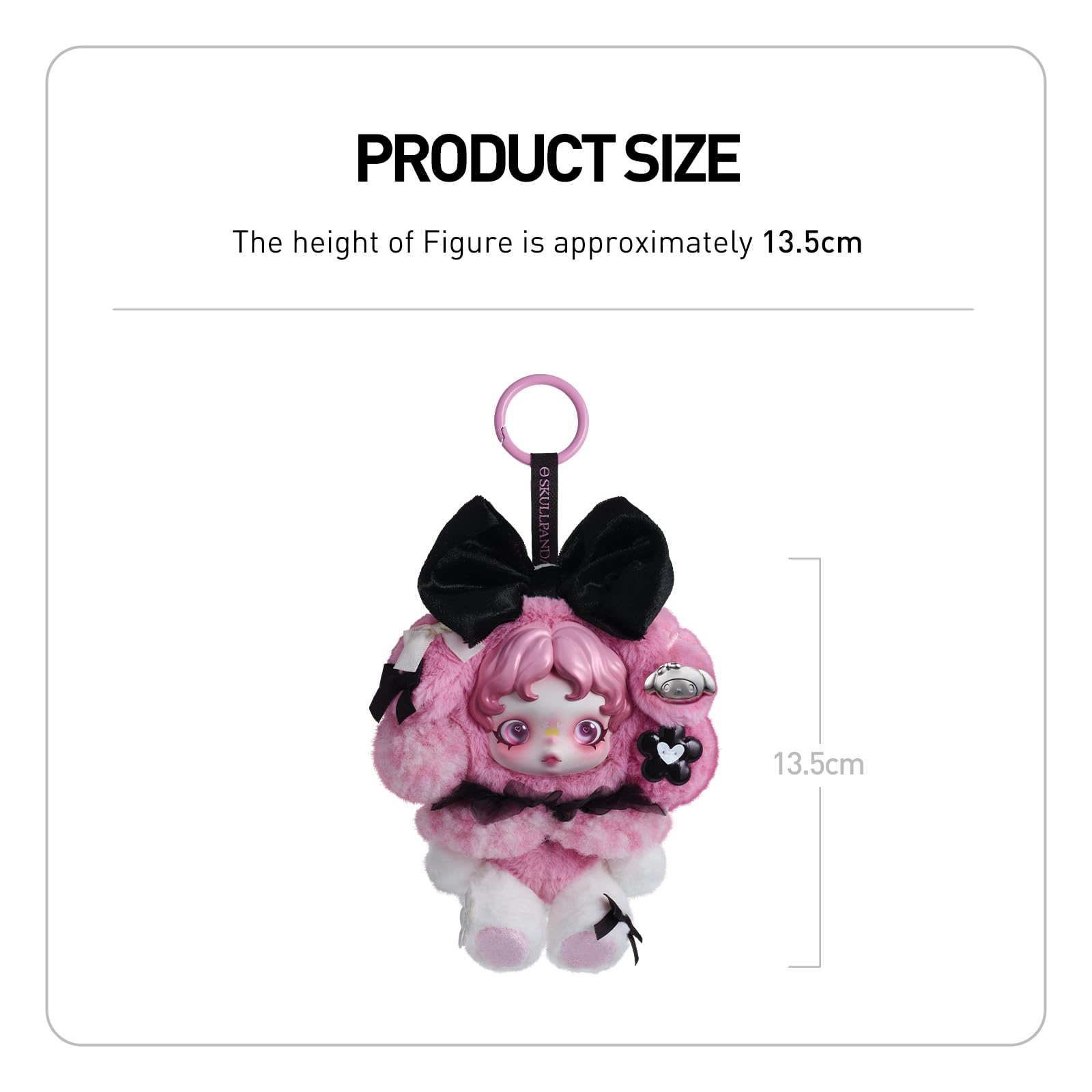 Amazon.co.jp: 【POP MART 公式ストア】SKULLPANDA × MY MELODY Plush