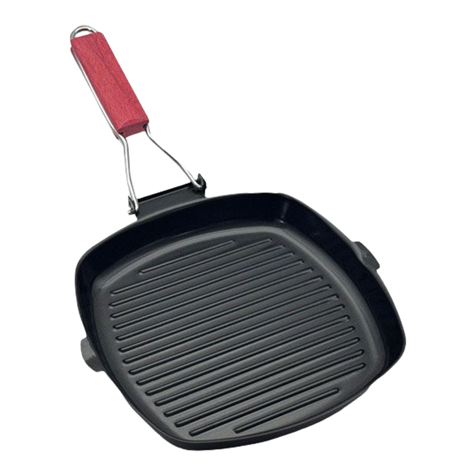 MICFENY Nonstick Grilling Pan Large Skillets Indoor Cooking Pans Steak Pans Cooking Skillets Suitable for Steak and Bacons