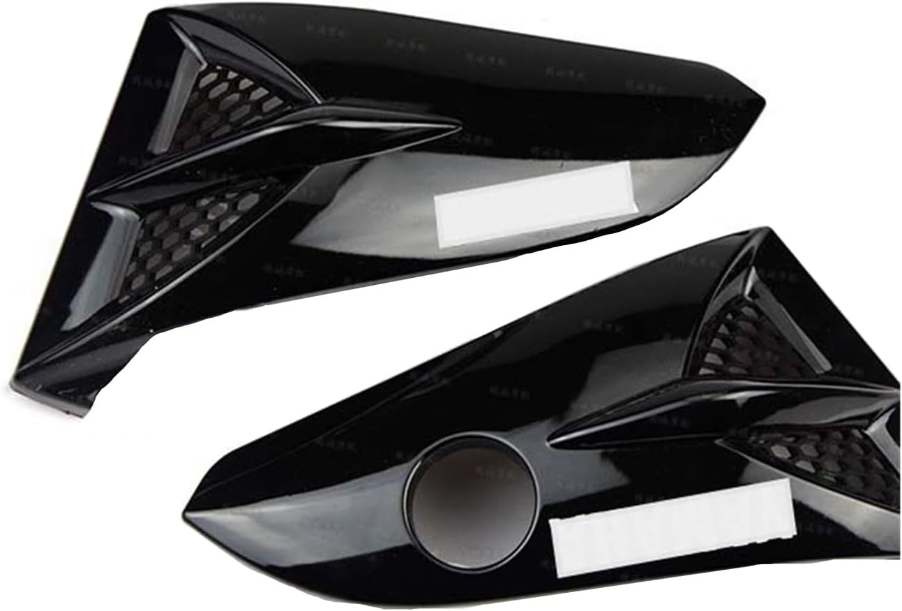 Motorcycle Air Scoop Tank Shroud Cowling Compatible With YBR125 YBR125G YBR 125 G 125G Cover Protection Side Panel Guard Part(Svart)