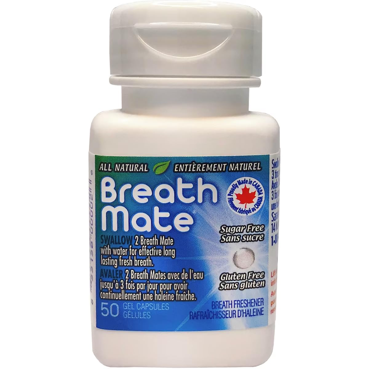 Breathmate Breath Freshener Gel Capsules 50 Capsules