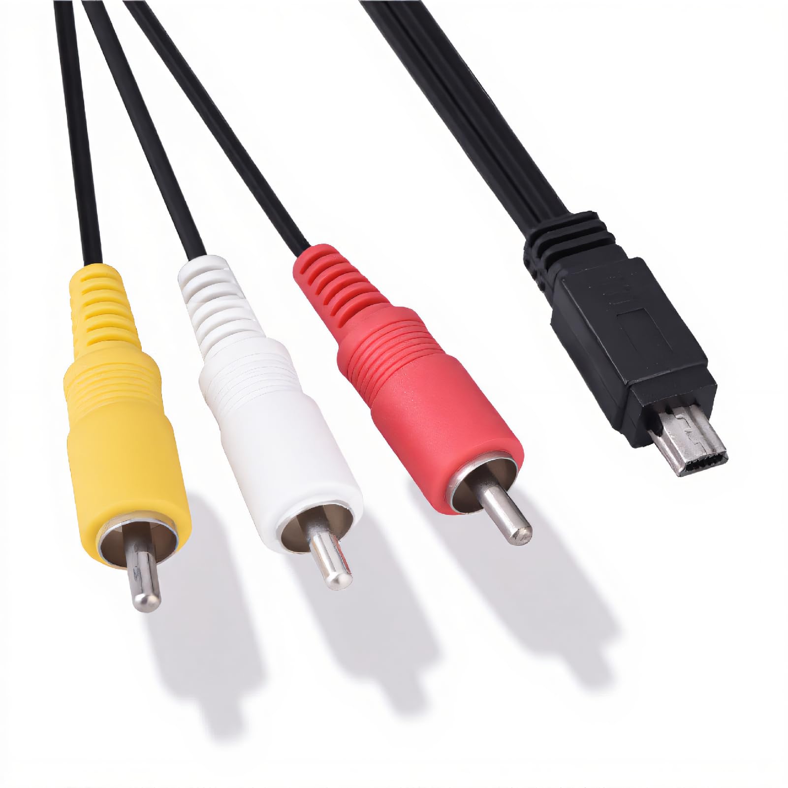 Cable Mini USB a 3 RCA que soluciona la conexión de cámaras IXUS sin puerto HDMI 8