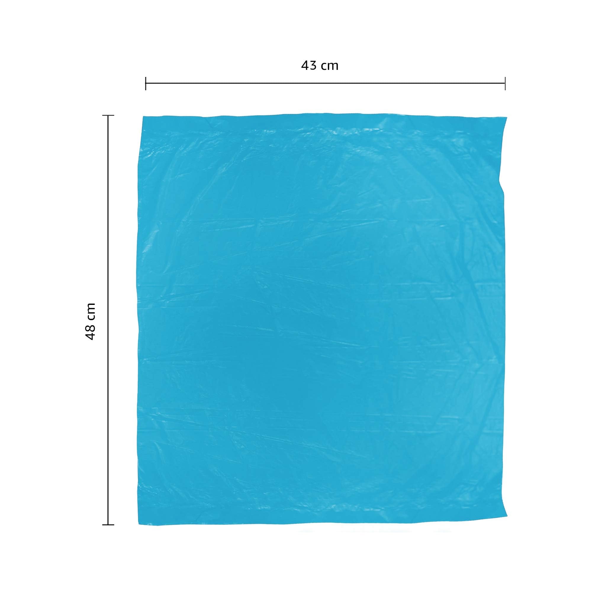 Amazon Brand - Presto! Garbage Bags | Small | 90 Count | 30 Bags X 3 Rolls | 17 X 19 Inches | For Dry Waste | Blue 2