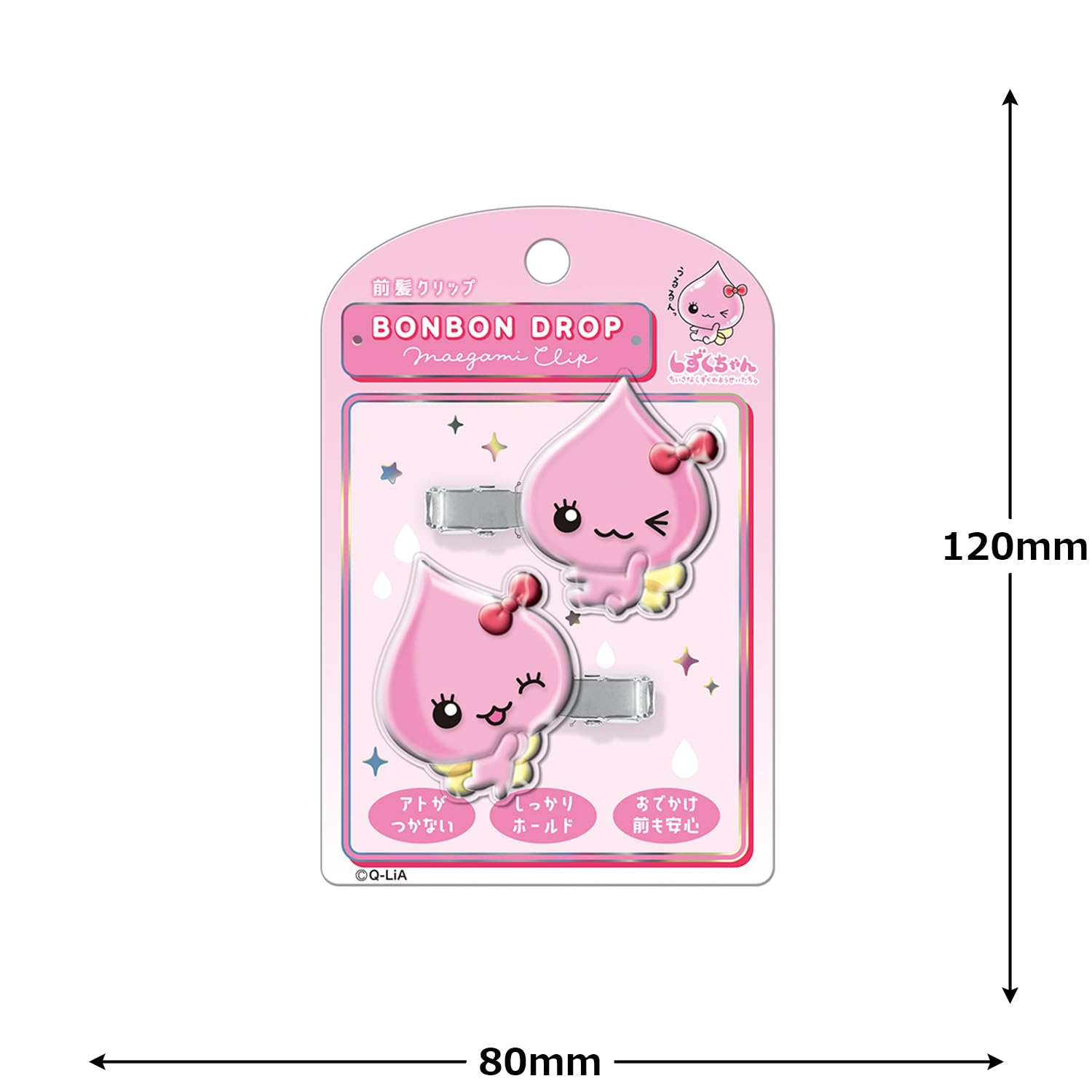 Coolia Shizuku-chan Hair Clip Bonbon Drop Bangs Clip Moisturizing