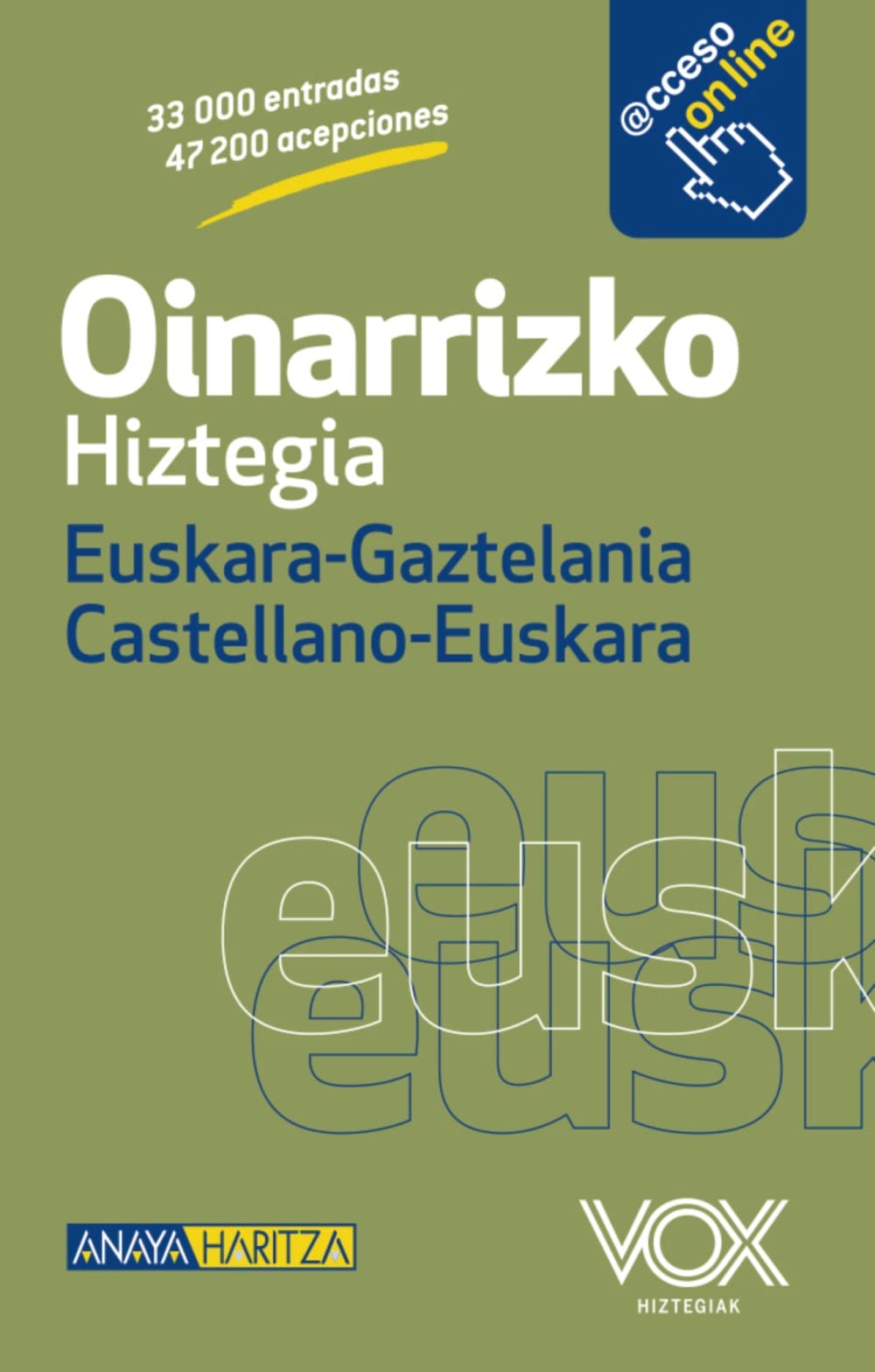 Amazon | Oinarrizko Hiztegia Euskara-Gaztelania Castellano-Euskara ...