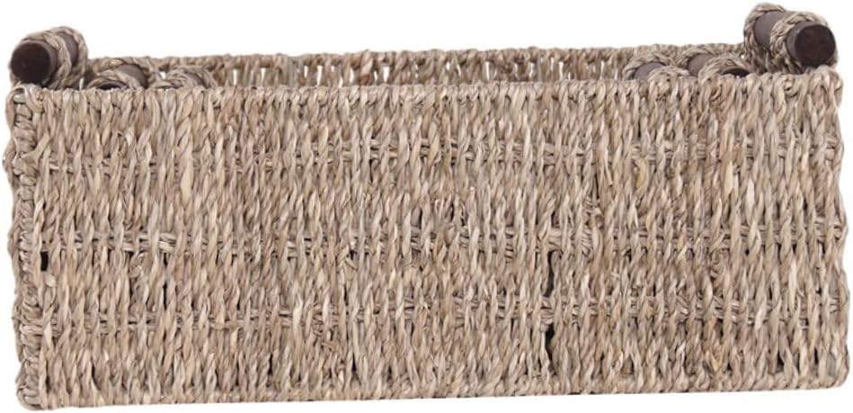 Straw Storage Basket Room Decor Aesthetic Perfume Organizer Toiletries Basket for Organizing