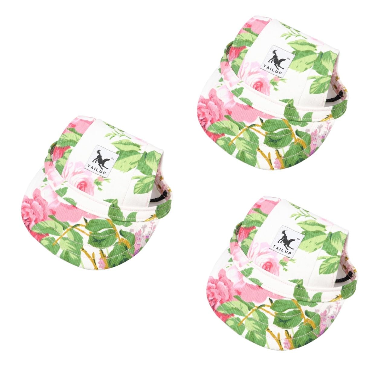 Generic 3pcs Dog Cap Dog Baseball Cap Puppy Cap Dog Canvas Hat Pet Baseball