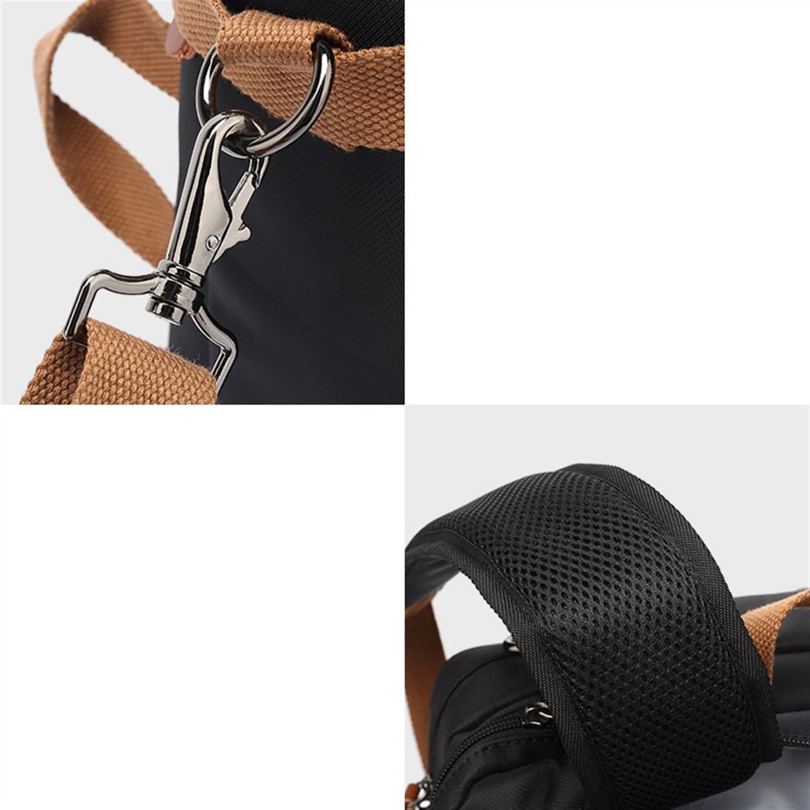 Que Lleva Maletín de Mano Gran Capacidad 15,6/17,3 Pulgadas Bolso Hombro/Hombro for Ordenador portátil Negocios Multifuncional(Grey,17.3 Inches)