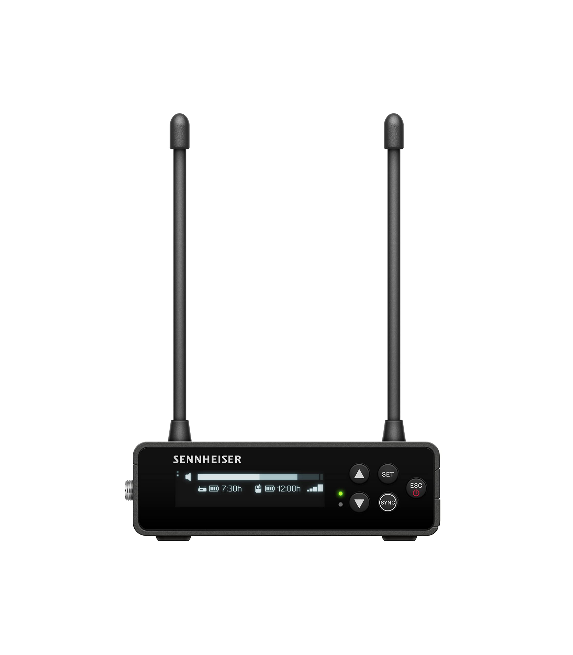 Sennheiser Sistema microfonico digitale portatile wireless UHF con lavalier a cardioide ME4 set EW-DP ME4 (U1/5), Nero (700026)