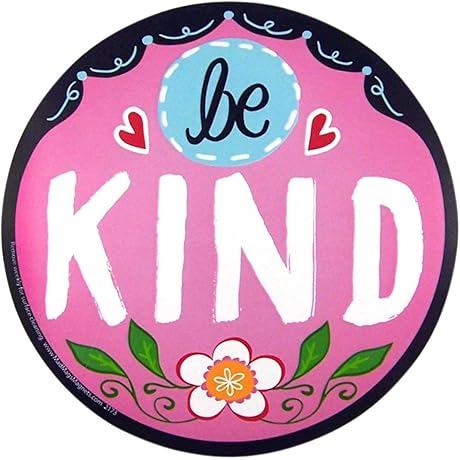 Removable Car Magnet: Kindness Decal Sticker