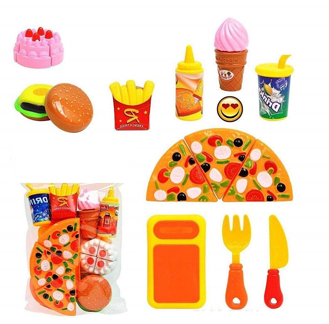 Buy HARDI THRIVE Fast Food Play Pizza Set Toy for Kids Kitchen