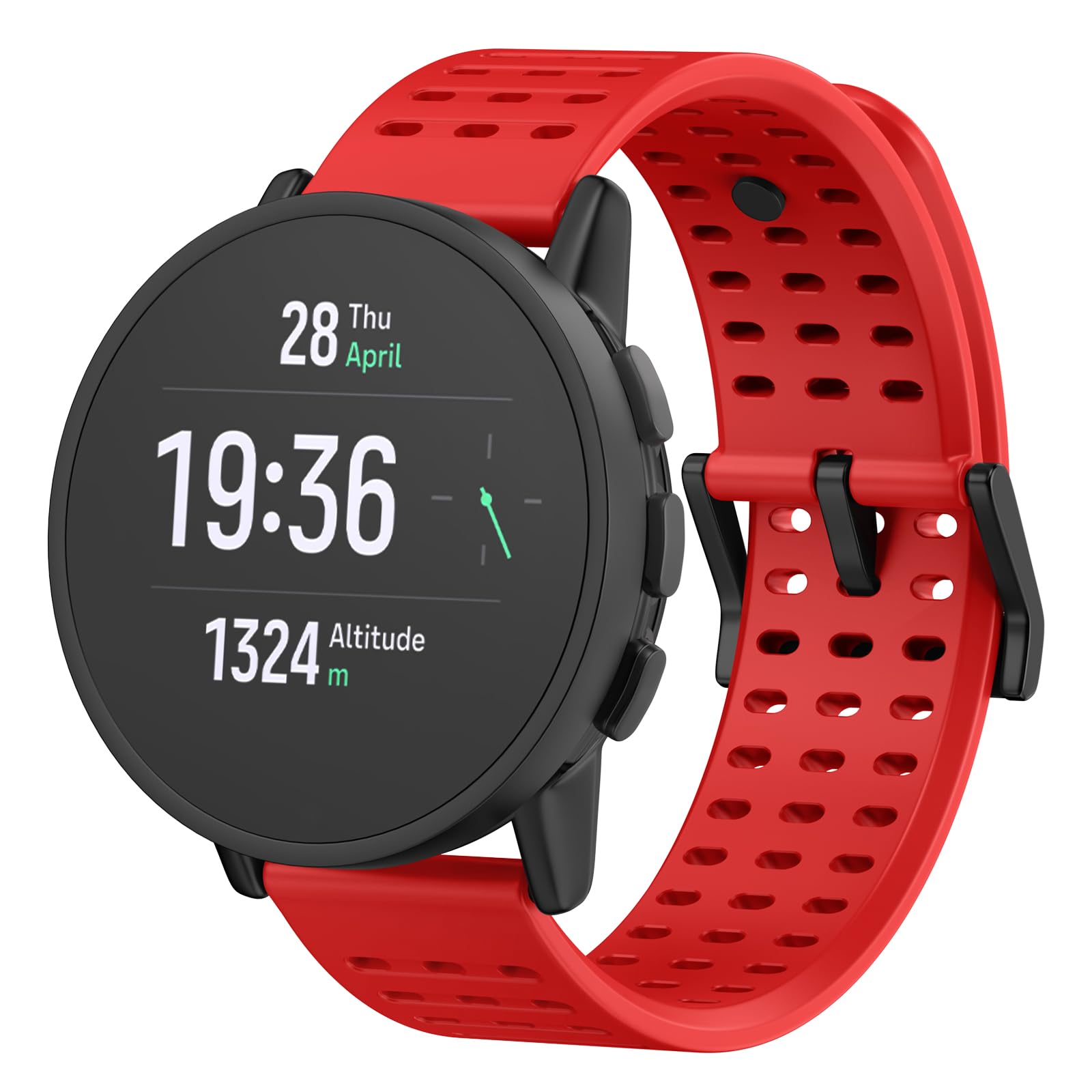 Watch Strap for Suunto 9 Peak Pro/9 Peak/5 Peak/Race/Vertical, 22mm Silicone QuickFit Replacement Bands for Garmin Venu 3/Venu 2/Vivoactive 4/Forerunner 265/Forerunner 255