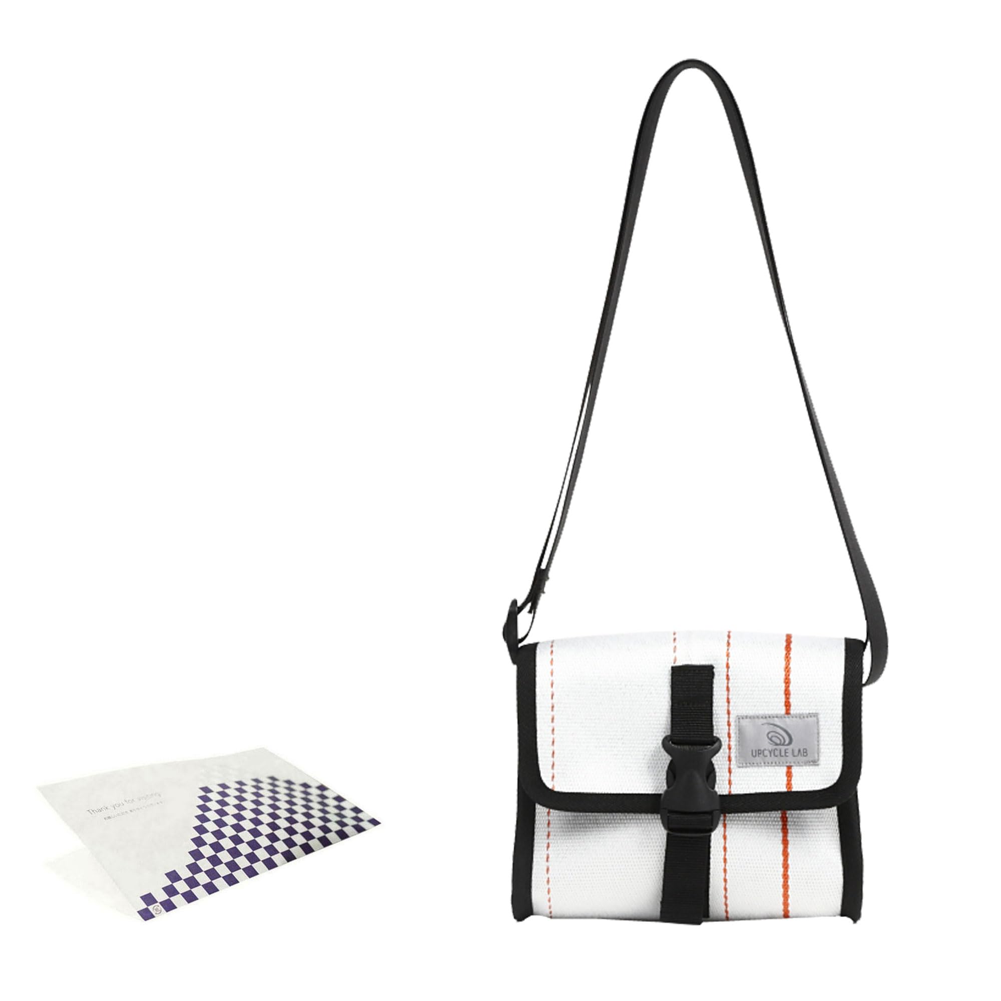 Amazon.co.jp: UPCYCLE LABショルダーポーチ 小（ホワイト）＆おもてな