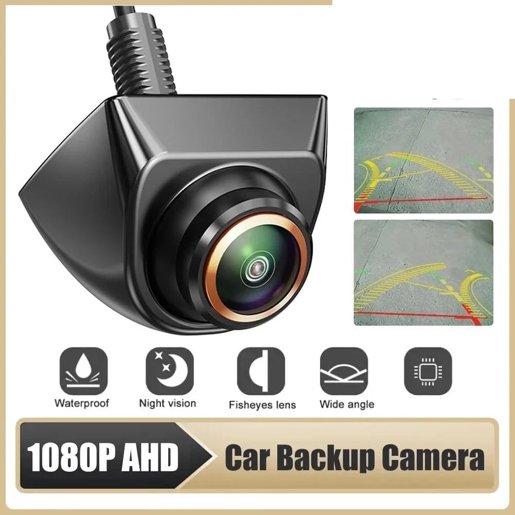 Kamera tylna Kamera cofania/przód/bok samochodu z prowadnicą 1080P kamera cofania z regulowanym obiektywem do przyczepy samochodowej i kampera Kamera cofania(720P CVBS)