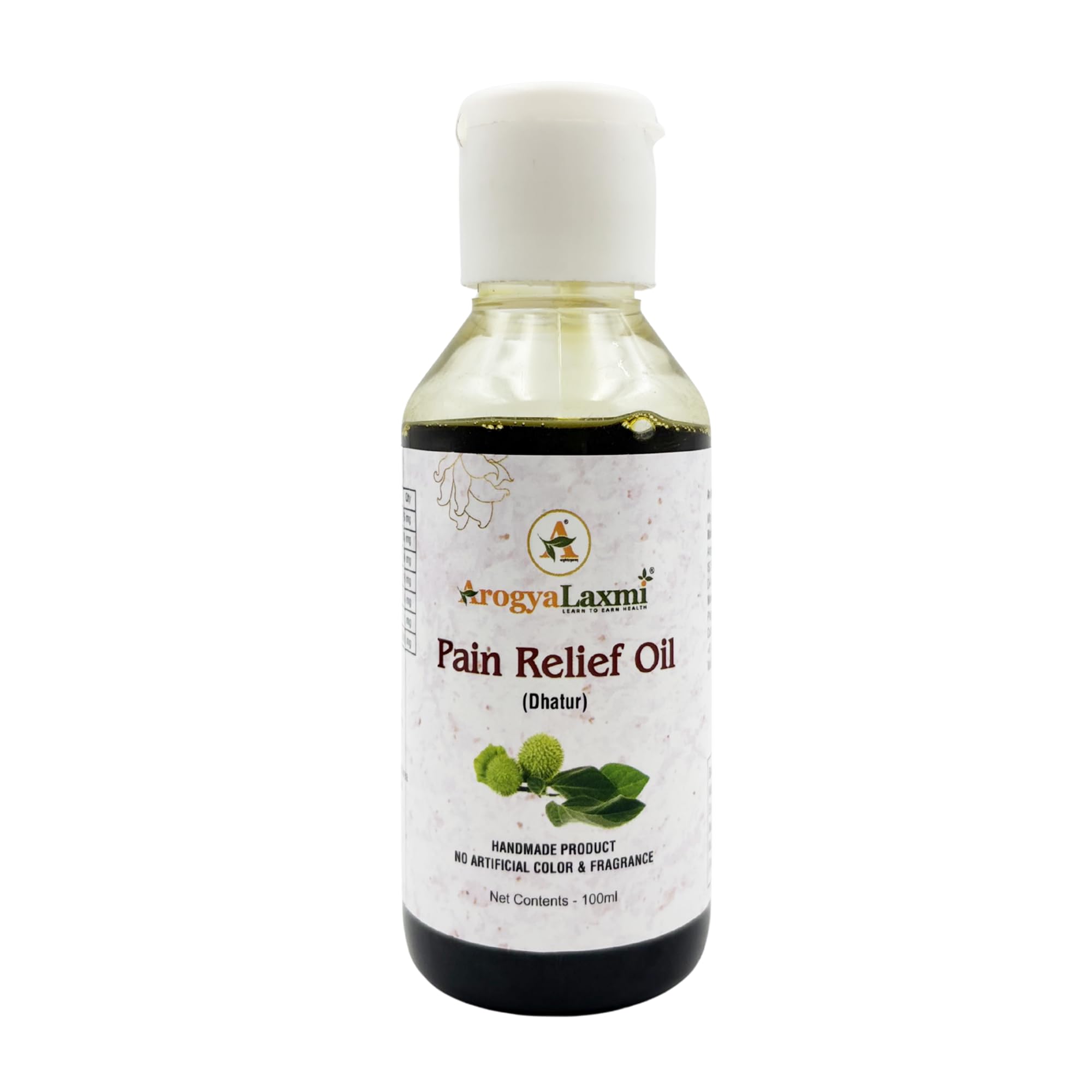 AROGYA LAXMI Pain Relief Oil – Ayurvedic Massage Oil for Joint, Muscle, Arthritis & Back Pain – With Dhatura & Nirgundi – No Mineral Oil | No Artificial Color | No Artificial Fragrance – 100ml-image-30