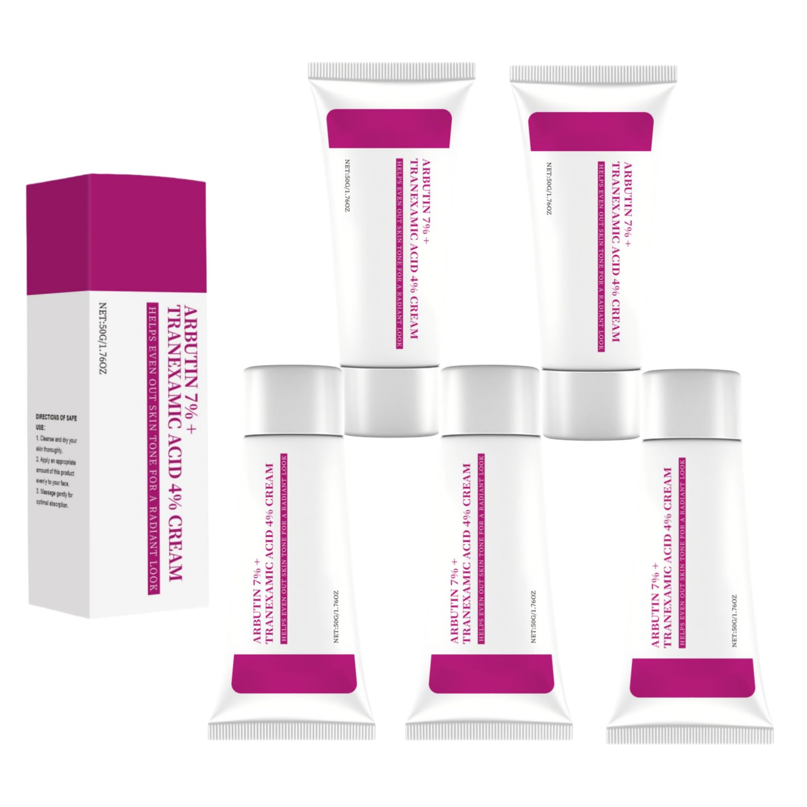 Creme mit Alpha-Arbutin 7 % + Tranexamsäure 4 %, Gesichtscreme gegen