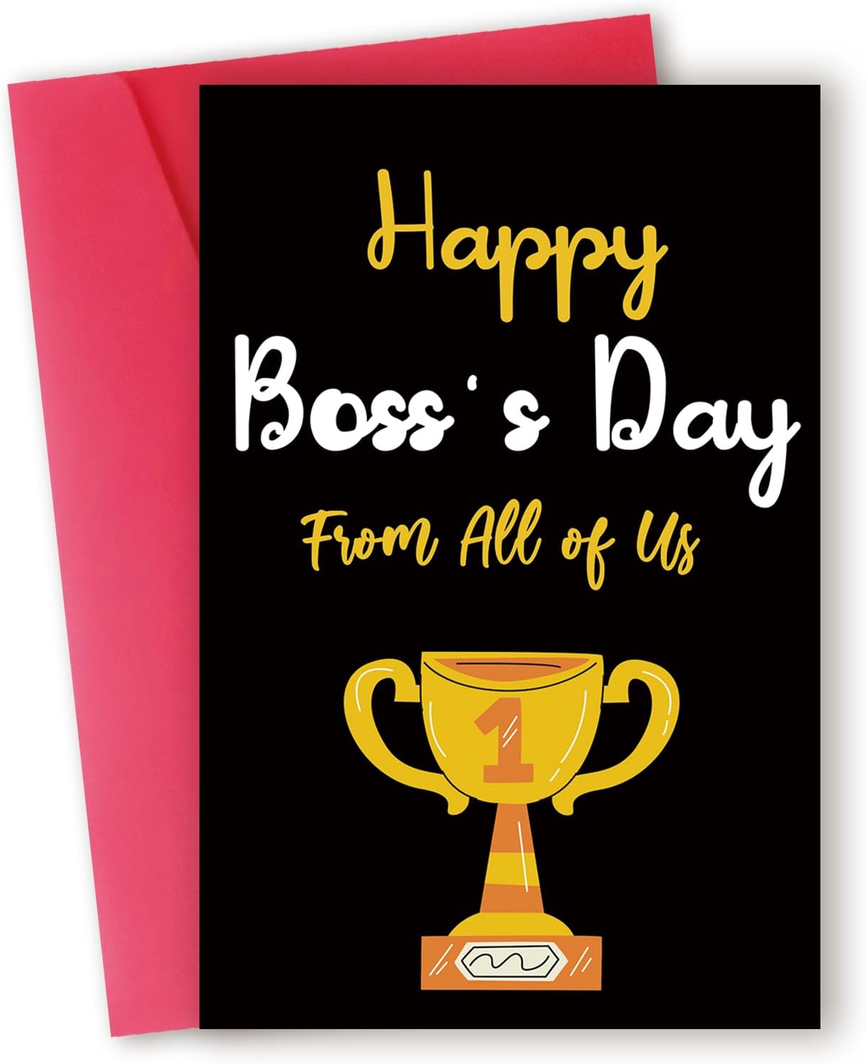 Funny Boss’s Day Card Gift for Employer Leader, Boss's Day