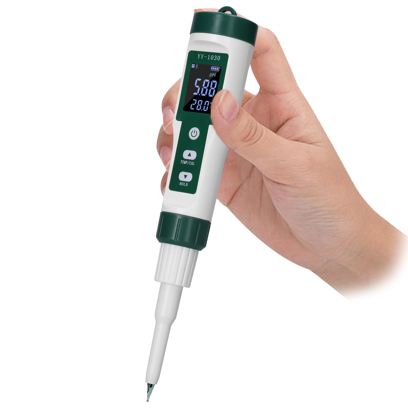 YY-1030 Display digitale Alimenti per bambini PH Misuratore di pasta Alcalimetro Formaggio Cosmetici Rilevatore di PH Misuratore di PH a matrice del suolo