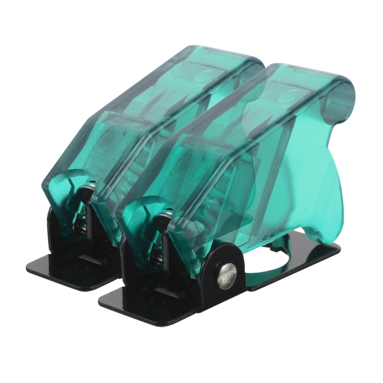 POPETPOP 2pcs Switch Cover Socket Cover Wall Switch Guard Toggle Plate Electrical Wall Plate Safety Flip Cap Light