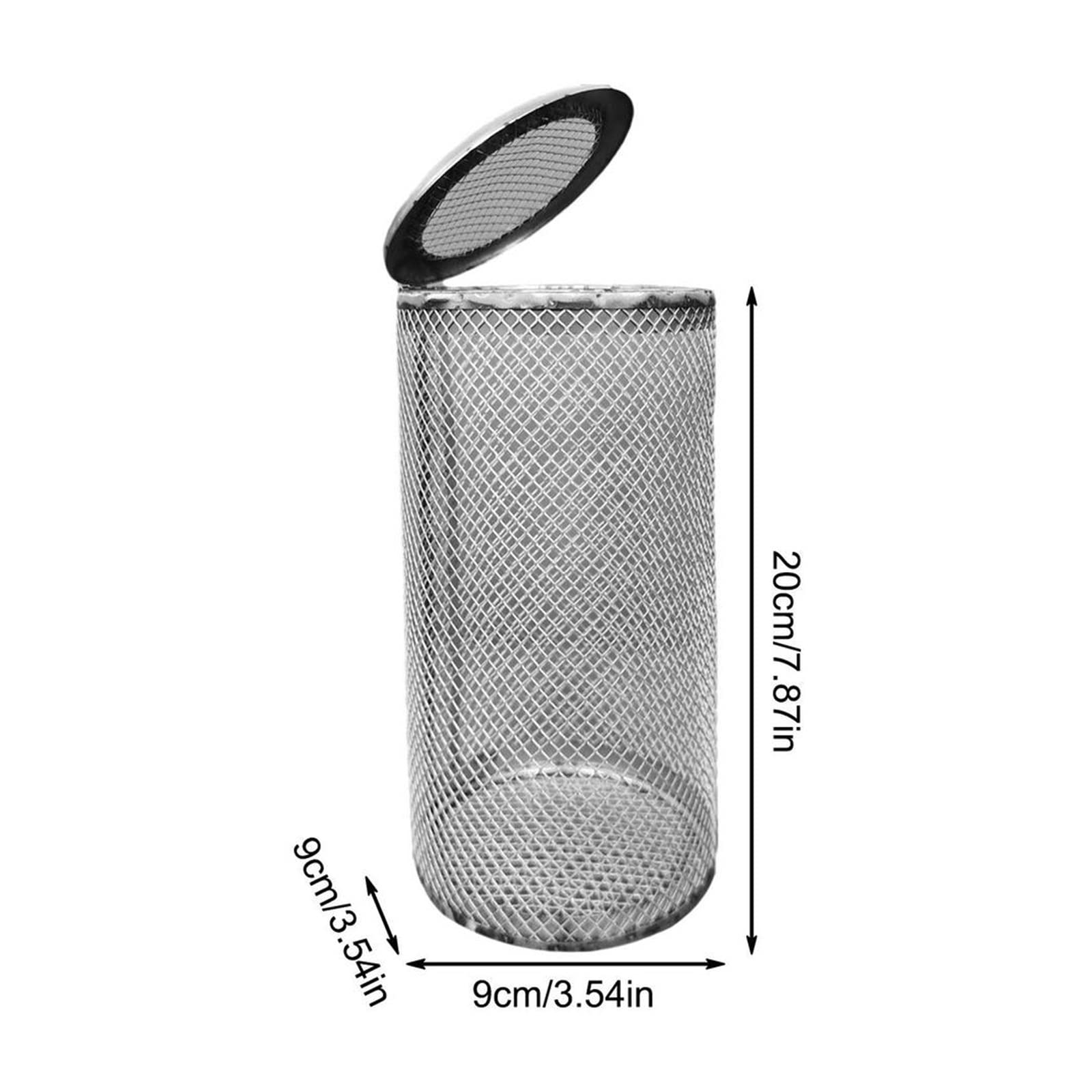 【新品】ステンレス製ワイヤーメッシュバスケット Amazon｜ステンレス鋼ワイヤー メッシュ シリンダー グリル